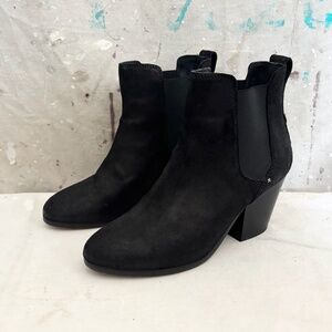 Rag & Bone Devon Black Suede Ankle Boots